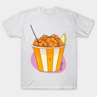 A bucket of Karaage with lemon slice T-Shirt